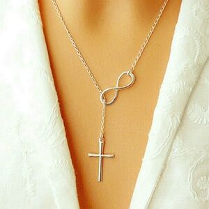 Infinity Cross Necklace